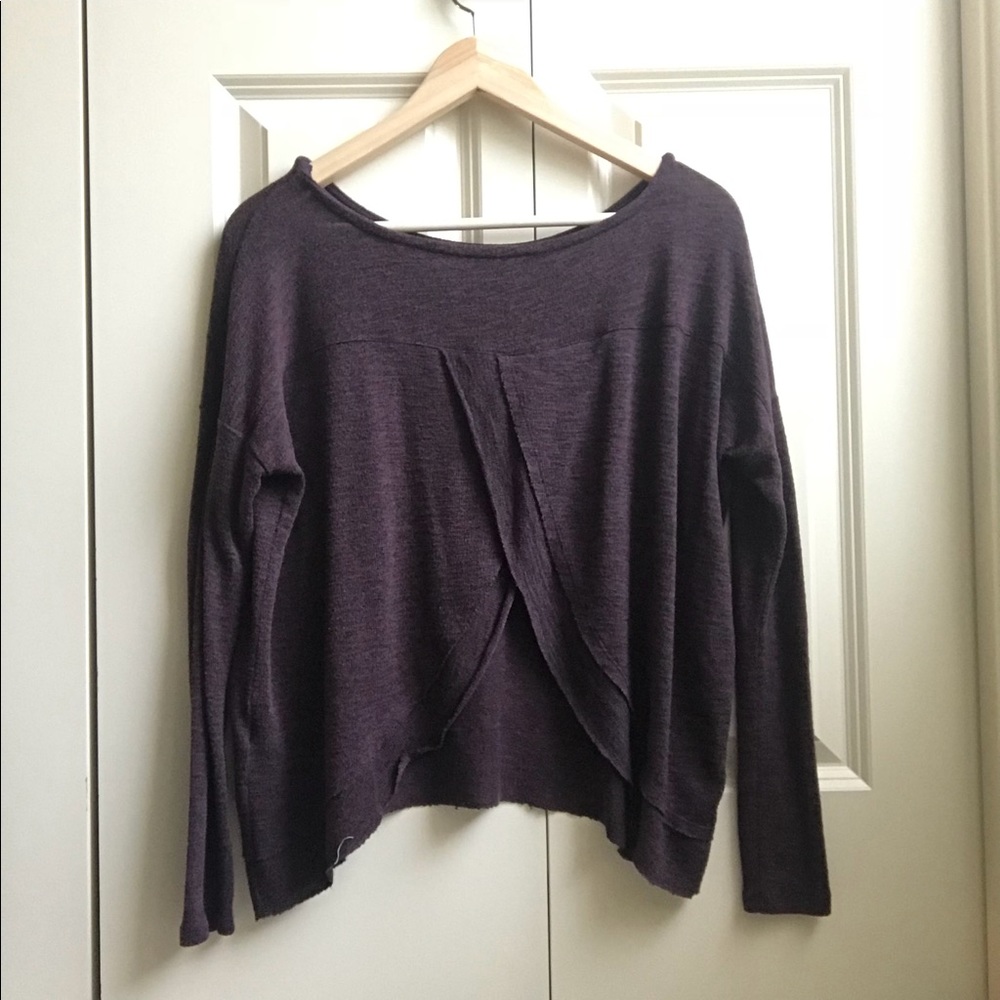 AEO Overlap-Back Sweater - Picture 2 of 5